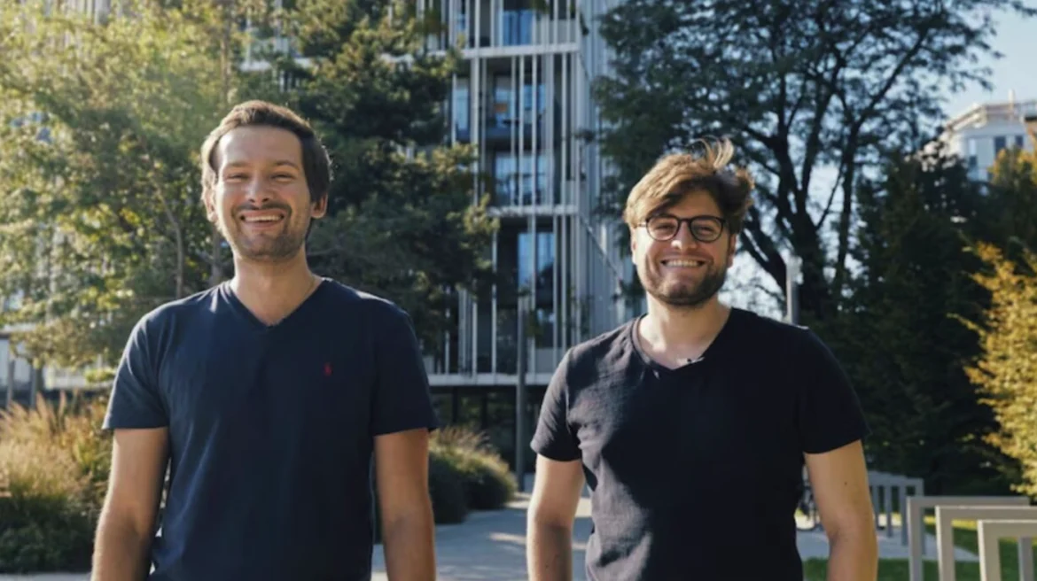 Co-founders Matthias Neumayer and Dima Rubanov of Oscar Stories, creators of the personalized AI bedtime story app.